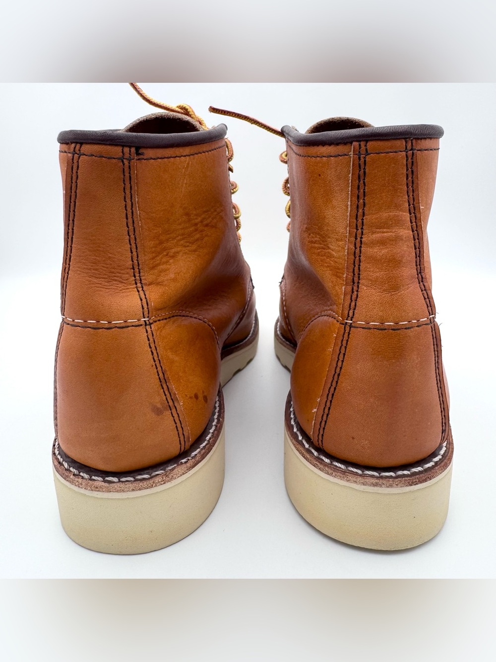 Red Wing Heritage 3375 Classic Moc Toe Oro Leather Boots Women 7.5 B Made In USA - Picture 5 of 9